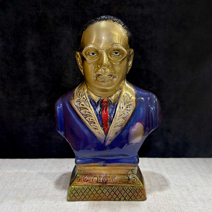 10.5 Inch Dr. Bheem Rao Ambedkar Figurine, A Revered Representation of Dr. Ambedkar, The Architect of the Indian Constitution. Expertly Crafted in Premium Brass, This Statue Honors His Legacy and Contributions to Equality, Justice, and Empowerment. Perfect for Display in Homes, Offices, and Public Spaces to Inspire Respect and Social Change. India’s Largest Pooja Accessories Brand – www.satvikworld.com