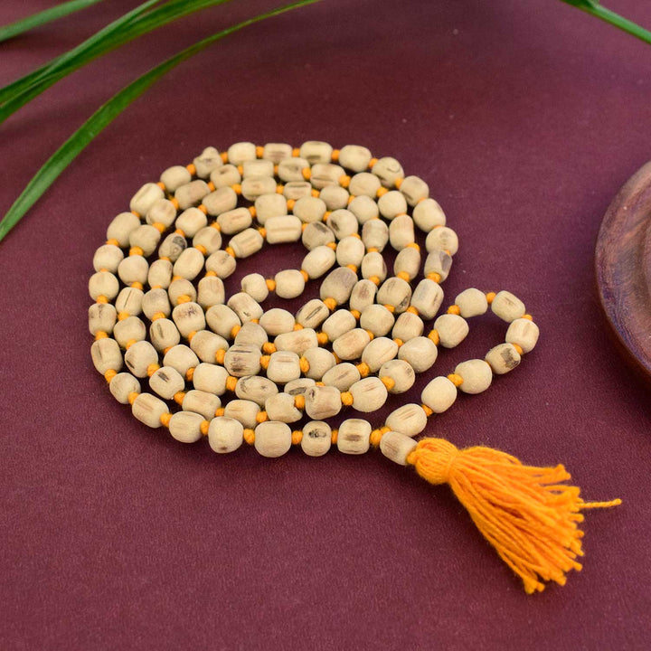 100% Original Tulsi Jap Mala (11-12mm), featuring 108+1 high-quality beads, perfect for meditation, prayer, and spiritual practices. Crafted for durability and divine connection, enhancing devotion and focus. India’s Largest Pooja Accessories Brand – www.satvikworld.com