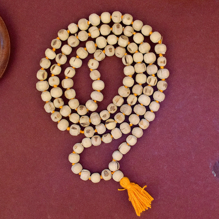 100% Original Tulsi Kanthi Jap Mala – Authentic sacred tulsi beads mala with traditional double-layered design for japa, meditation, and spiritual practices. 
India’s Largest Pooja Accessories Brand - www.satvikworld.com