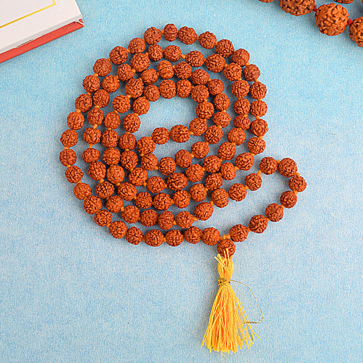 100% authentic Panchmukhi Rudraksha Jaap Mala with 8-9mm beads for spiritual chanting, meditation, and daily prayer rituals. Ideal for enhancing mental clarity, focus, and divine connection. Available at www.japay.in – India’s Premium Jap Mala Store.