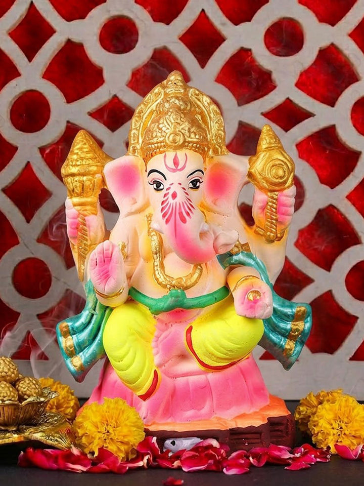 6.3 Inch Varaprada Eco-Friendly Ganesha Idol | India’s Largest Pooja Accessories Brand – www.satvikworld.com