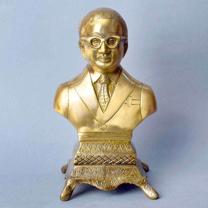Handcrafted Brass Statue of Dr. B.R. Ambedkar, Capturing His Vision, Leadership, and Contributions to Equality and Social Justice. A Symbol of Empowerment, Ideal for Display in Homes, Offices, and Educational Institutions, Inspiring the Values of Justice, Empowerment, and Equal Rights for All. India’s Largest Pooja Accessories Brand – www.satvikworld.com