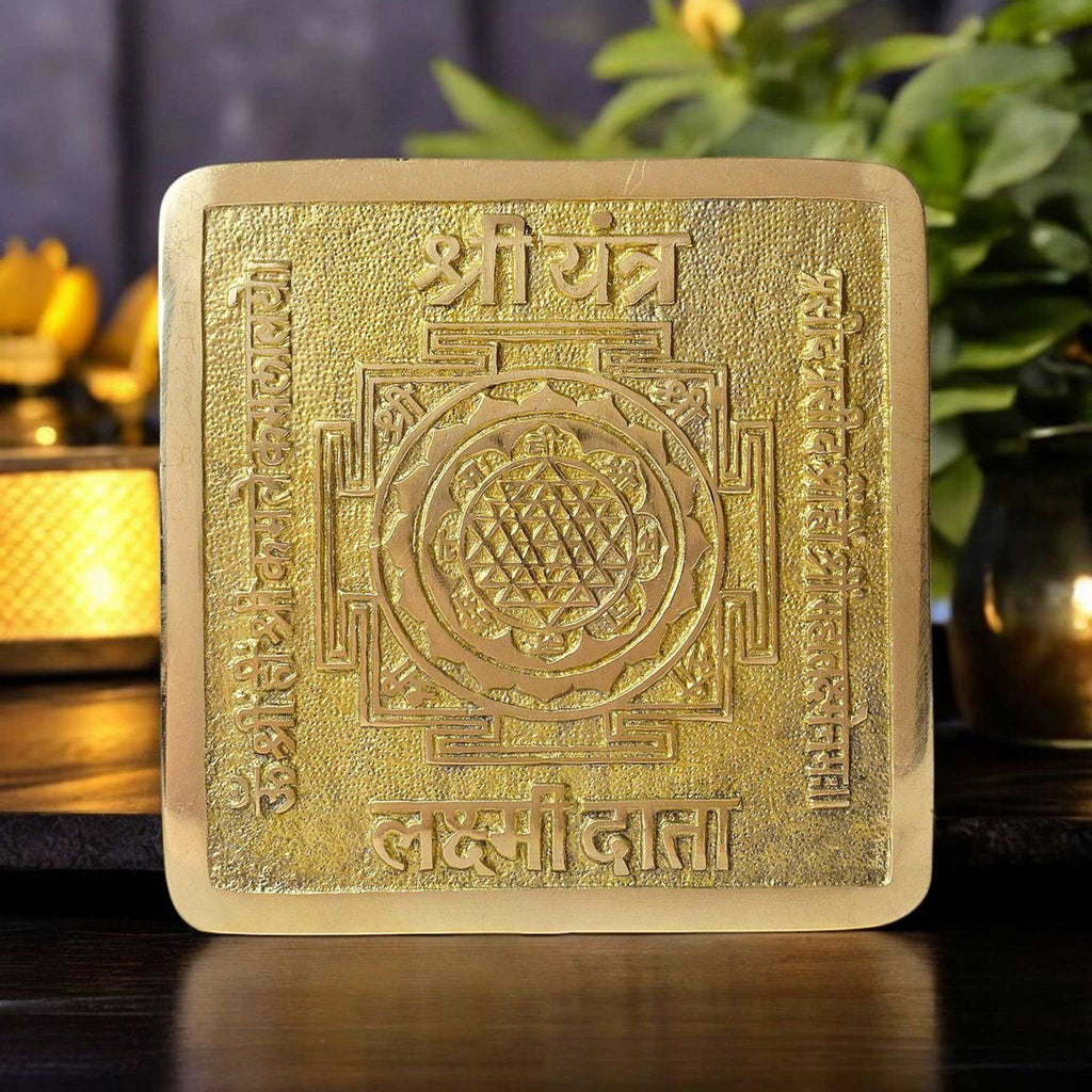 Premium Asht Dhatu Yantra for Success Shree Yantra with intricate sacred geometry, designed to attract wealth, prosperity, and spiritual energy in homes, offices, and temples. India’s Largest Pooja Accessories Brand - www.satvikworld.com