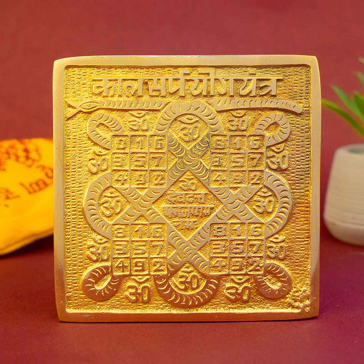 Asht Dhatu Kalsarp Yog Yantra for Kaal Sarp Dosh Nivaran and Rahu-Ketu Shanti – Satvikstore.in India’s Largest Pooja Accessories Brand - www.satvikworld.com