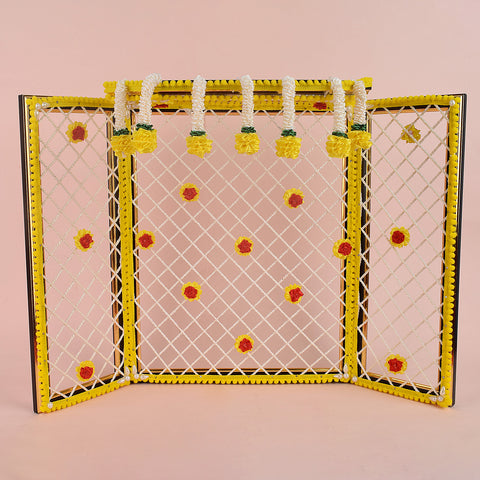 Phool Bangla (Yellow) - Large | India’s Largest Pooja Accessories Brand – www.satvikworld.com