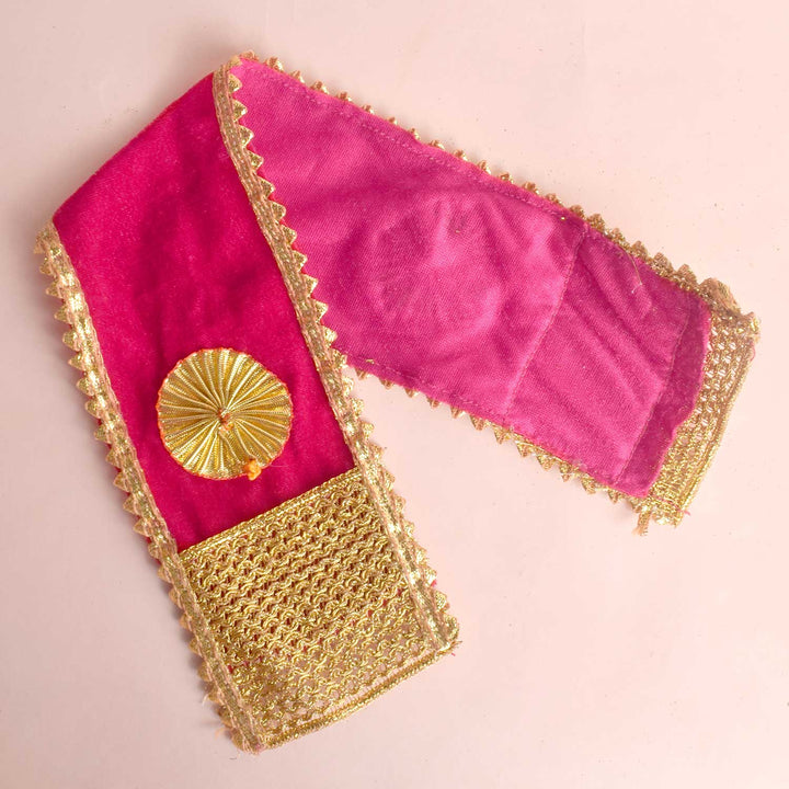 Sacred Pink Angvastra/Patka/Duppata – Available in 15, 23, and 32 inches, soft pink devotional cloth perfect for temple rituals, puja, and spiritual ceremonies India’s Largest Pooja Accessories Brand – www.satvikworld.com