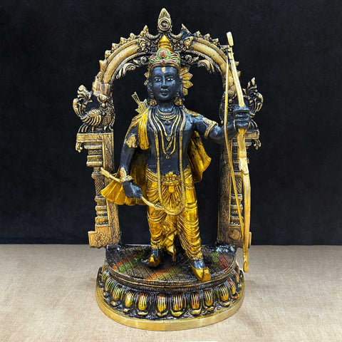 Brass Ram Statue: A Symbol of Strength and Grace – Exquisite Brass Idol of Lord Ram, Representing Valor, Virtue, and Righteousness. Handcrafted with Intricate Detailing, Perfect for Temple, Home Decor, and Spiritual Worship. Ideal for Puja, Mandir Decoration, and Bringing Divine Blessings of Courage, Honor, and Peace to Your Space | India’s Largest Pooja Accessories Brand – www.satvikworld.com