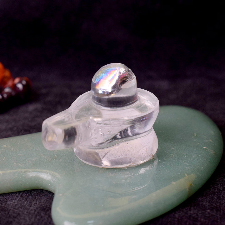 Crystal Shivling for Worship – Pure Sphatik Shiva Lingam 13 Gram – India’s Largest Pooja Accessories Brand – www.satvikworld.com