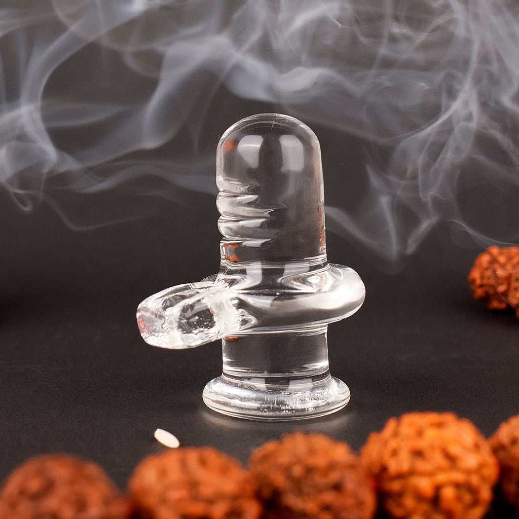 Sacred Sphatik Crystal Shiva Lingam for Worship – India’s Largest Pooja Accessories Brand – www.satvikworld.com
