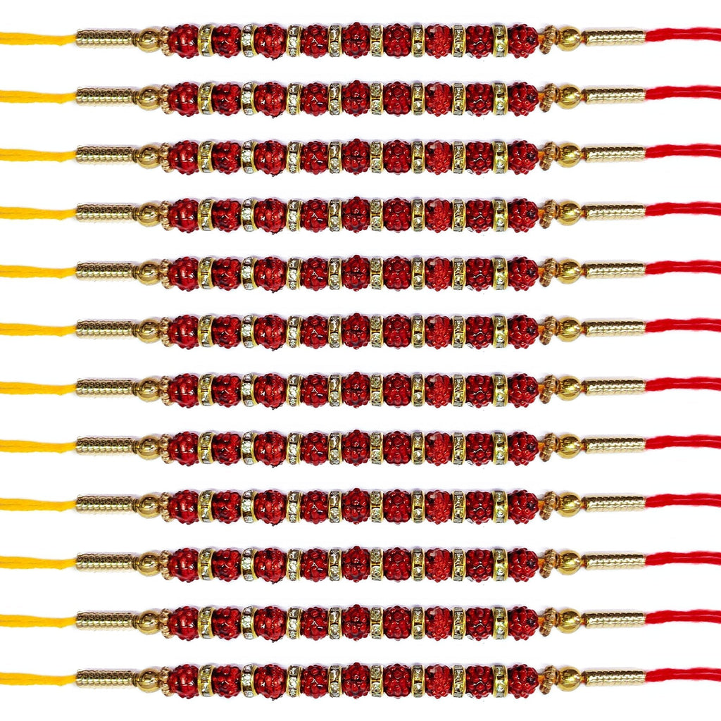 Rakhi Set of 12 Pcs Puja Store Online Pooja Items Online Puja Samagri Pooja Store near me www.satvikstore.in