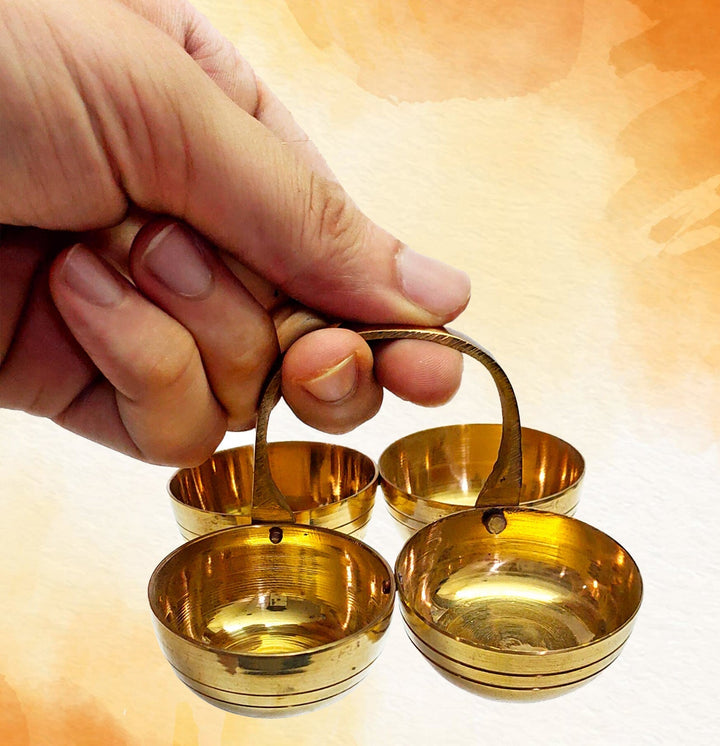 Brass Chowmukh Puja Store Online Pooja Items Online Puja Samagri Pooja Store near me www.satvikstore.in