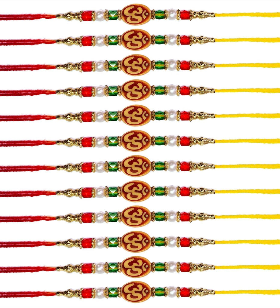 Rakhi Set of 12 Pcs Puja Store Online Pooja Items Online Puja Samagri Pooja Store near me www.satvikstore.in