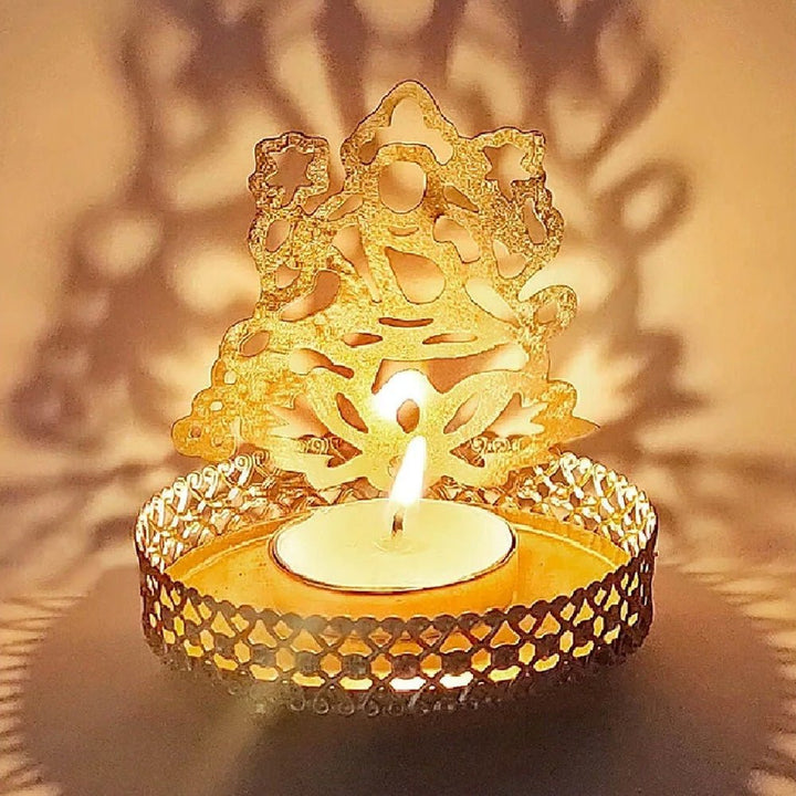 Goddess Lakshmi Shadow Diya made from high-quality metal, featuring intricate designs to cast a beautiful shadow of Goddess Lakshmi, perfect for festive and spiritual occasions. India’s Largest Pooja Accessories Brand – www.satvikworld.com