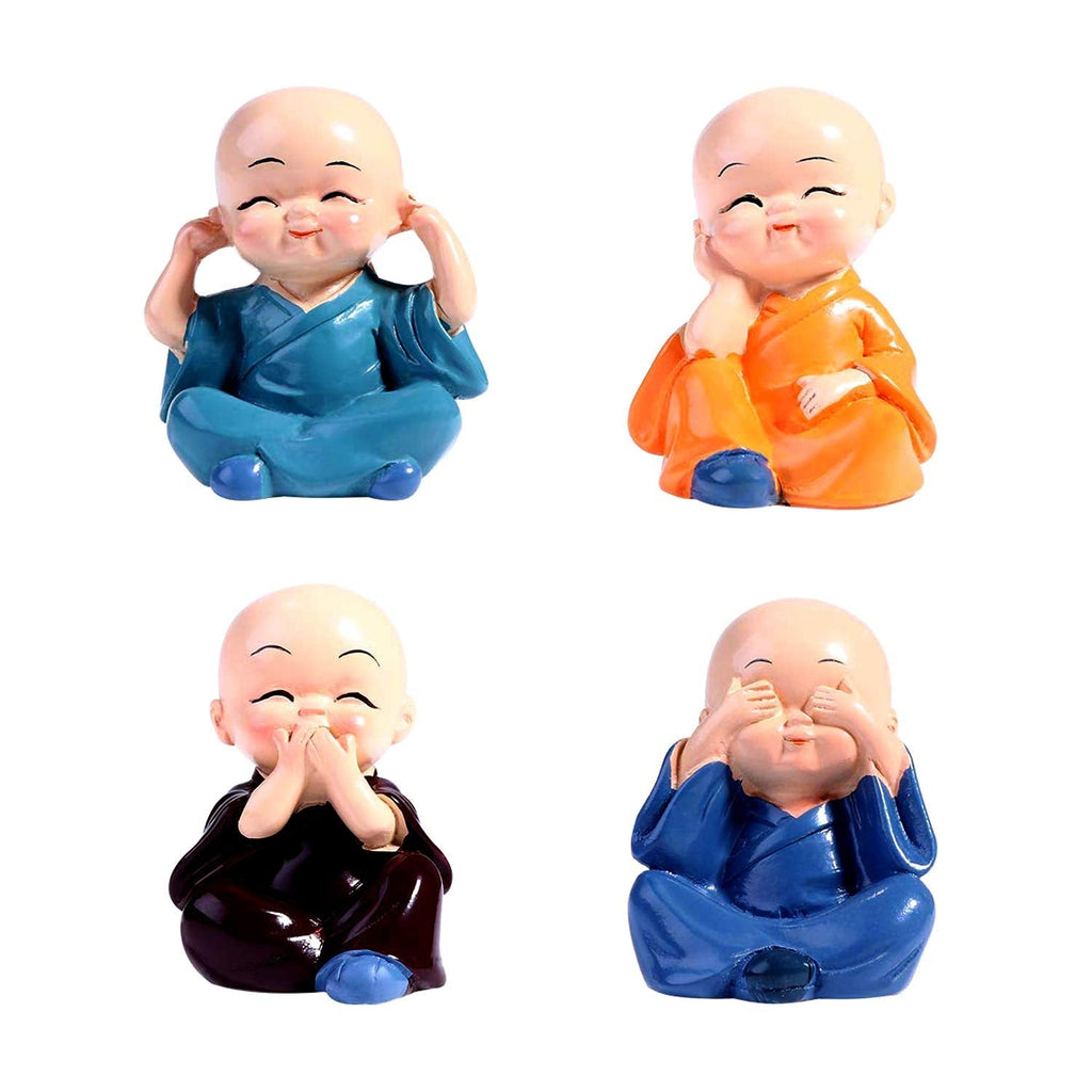 Charming Laughing Monk Buddha Idol symbolizing happiness, prosperity, and positive energy, perfect for home or office decor. India’s Largest Pooja Accessories Brand – www.satvikworld.com

