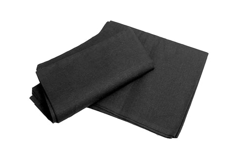 Classic black cotton cloth (1.25 meter) for pooja rituals, spiritual setups, and idol covering. India’s Largest Pooja Accessories Brand – www.satvikworld.com