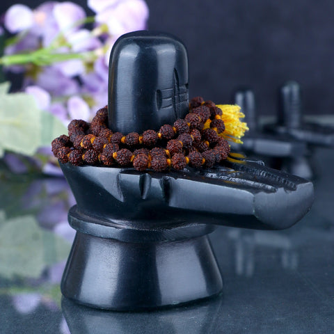 Black Stone Shivling (10cm) for Daily Worship – India’s Largest Pooja Accessories Brand – www.satvikworld.com